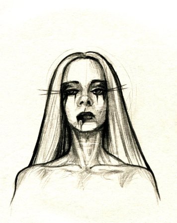 Страшные рисунки для срисовки