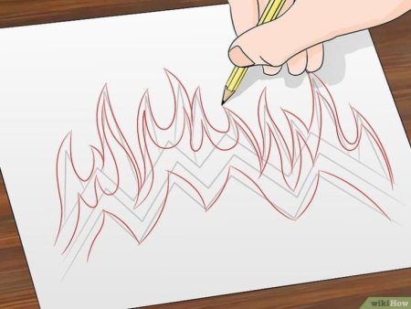 Огонь карандашом