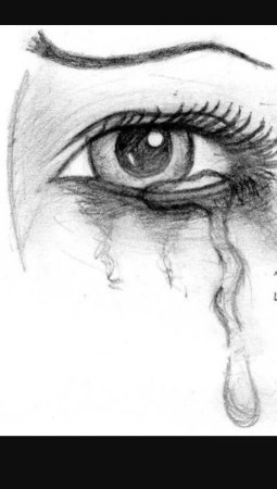 Рисунки карандашом грустные