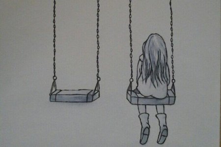 Рисунки карандашом грустные про любовь