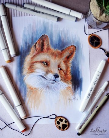 Скетчи маркерами