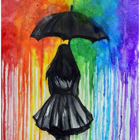 Рисунки красками