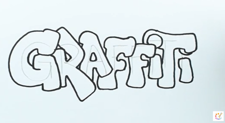 Лёгкие граффити на бумаге