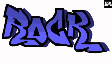 Легкие граффити карандашом