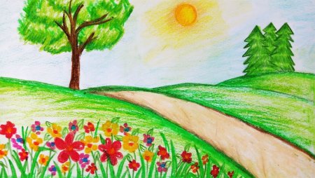 Рисунок на тему природа