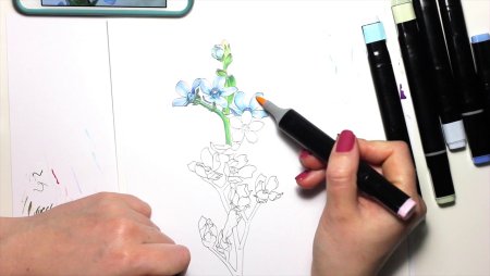 Рисунки маркерами для новичков лёгкие