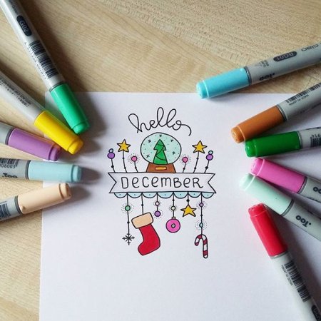 Картины маркерами