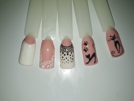Дизайн ногтей на типсах