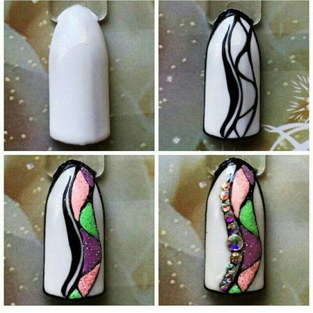 Рисование на типсах для новичков