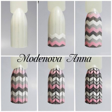 Узоры на типсах для начинающих пошагово