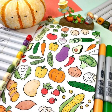 Стикеры легкие для срисовывания