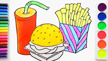 Скетчи маркерами лёгкие мороженое