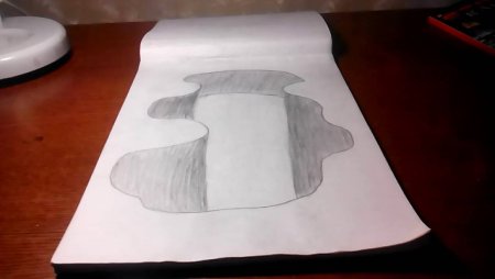 Выпуклые рисунки карандашом