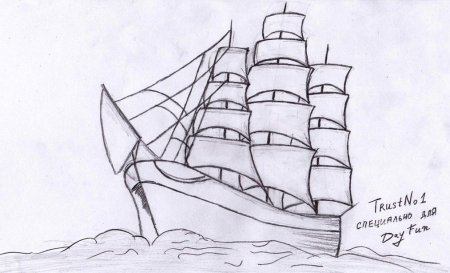 Рисуем кораблик