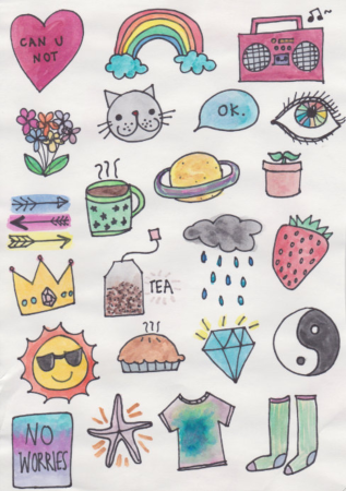 Маленькие рисунки для срисовки