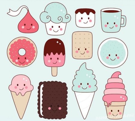 Картинки для срисовки еда