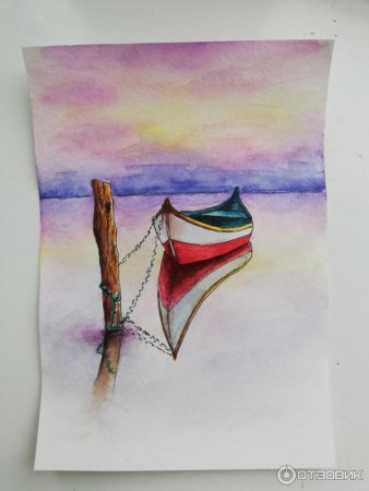 Рисование медовой акварелью