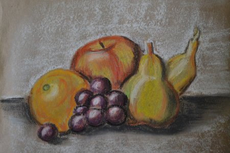 Натюрморт пастелью