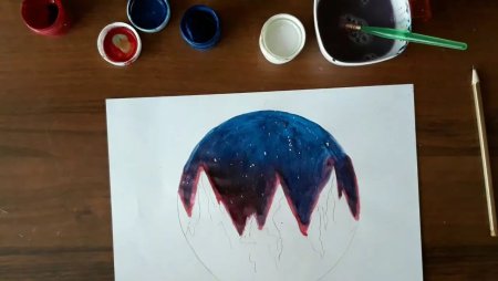 Простые рисунки акварелью для детей