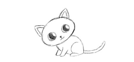 Лёгкие рисунки для срисовки карандашом милые и красивые животные