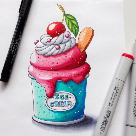 Рисунки для срисовки маркерами легкие