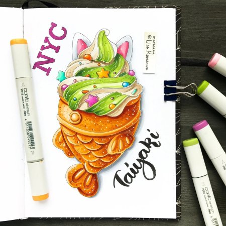 Рисование маркерами для детей