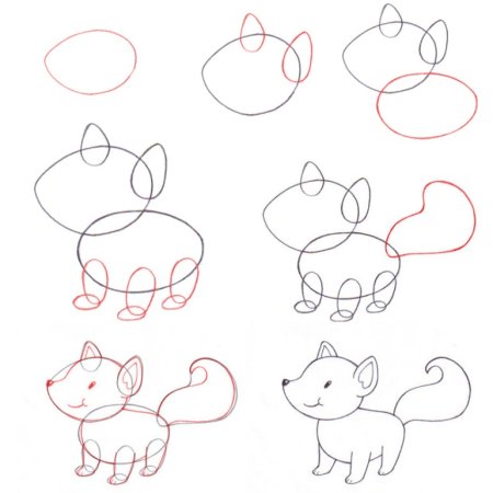 Пошаговые рисунки