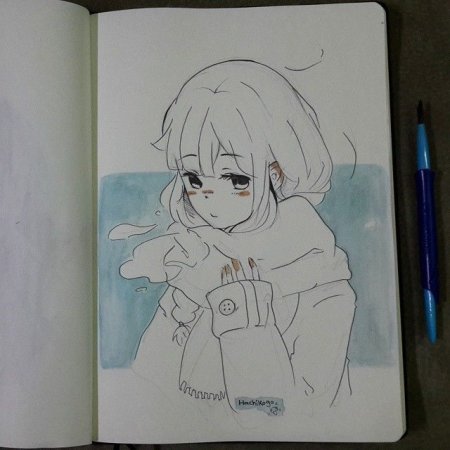 Скетчбуки для рисования аниме