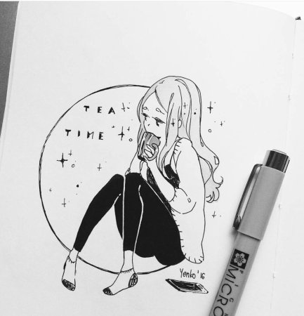 Аниме рисунки для скетчбука лёгкие