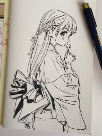 Скетчбук. Аниме