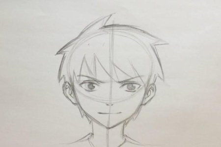 Аниме парни для срисовки легко