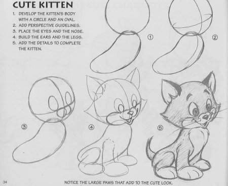 Мишка рисунок пошагово