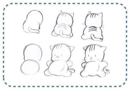 Милые рисунки по этапно