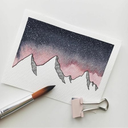 Рисунки гуашью
