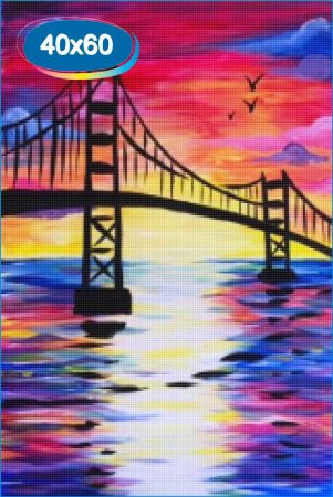 Мост красками