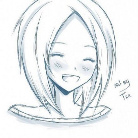 Рисование аниме пошагово