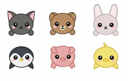 Рисунки для срисовки котики