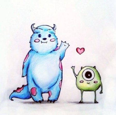 Легкие кавайные рисунки для срисовки