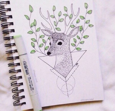 Рисунки в скетчбук легкие