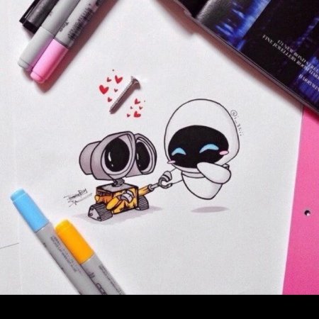 Маленькие рисунки фломастерами