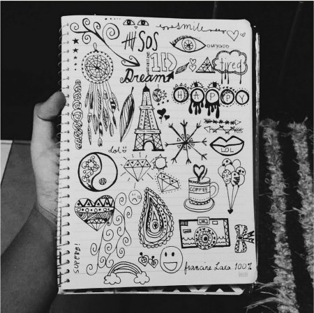 Рисунки для скетчбука лёгкие