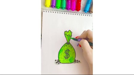 Легкие рисунки для срисовывания фломастерами