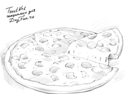 Эда рисунок карандашом