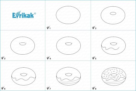 Рисунок для срисовки стаканчик кофейный