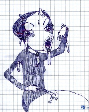 Рисунки в тетрадке