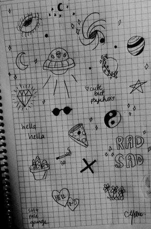 Прикольные простые рисунки