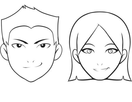 Этапы рисования лица