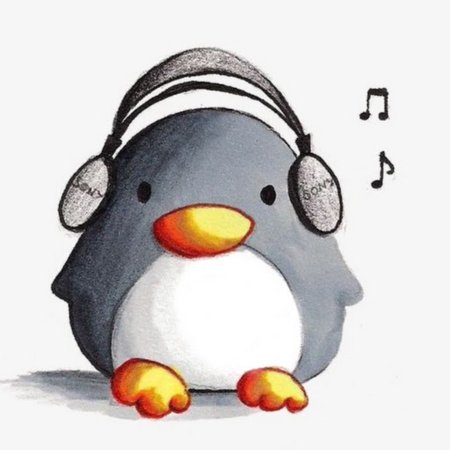 Рисунок пингвина для срисовки