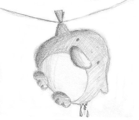 Рисунок пингвина карандашом для срисовки