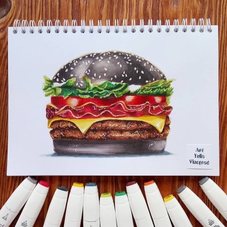 Рисунки для срисовки маркерами простые